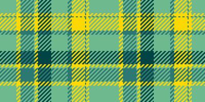Living room background seamless check, various texture textile . Loft plaid fabric pattern tartan in green and gold colors. vector