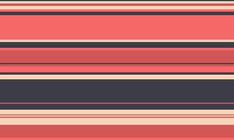 Geometric stripes seamless pattern with horizontal lines in varied colours, creating an abstract background. Ideal for textile design, wallpaper, or graphic prints. vector