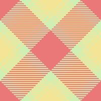 Soft textile fabric, goose foot seamless plaid check. Youth pattern background tartan texture in red and yellow colors. vector