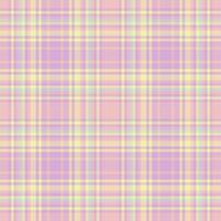 Custom check tartan textile, national fabric plaid background. Cute pattern seamless texture in light color. vector