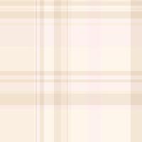 Checker background pattern textile, carpet plaid tartan fabric. Stage texture seamless check in light and sea shell colors. vector