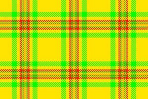 60s pattern texture , canvas plaid check background. Content textile fabric seamless tartan in bright and radioactive colors. vector