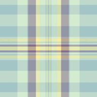 Gentleman tartan textile pattern, upscale check plaid fabric. Single seamless texture background in pastel and light colors. vector