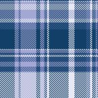 Equal texture textile background, basic plaid check tartan. Decor pattern fabric seamless in cyan and lavender colors. vector