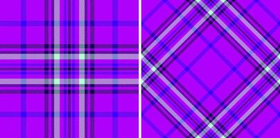 Seamless textile tartan of pattern fabric texture with a plaid background check. Set in space colors. Striped shirt outfit ideas. vector