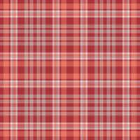 Plaid seamless pattern in red. Check fabric texture. textile print. vector