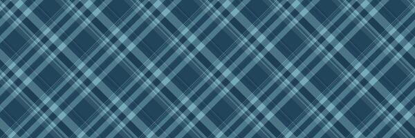 Glamour seamless fabric, best check texture plaid. Famous background pattern tartan textile in cyan color. vector
