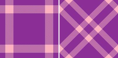 Pattern background seamless of check texture with a textile fabric plaid tartan. Set in gradient colors for clothing style trends. vector