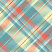 Seamless textile tartan of background check with a pattern texture fabric plaid. vector