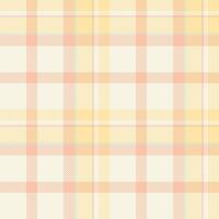 Underwear pattern background, christmas seamless check tartan. American textile plaid fabric texture in linen and amber colors. vector