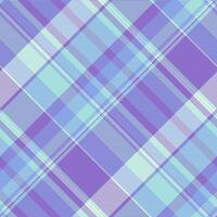 Textile plaid pattern of tartan check with a background fabric seamless texture. vector