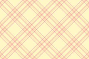 Continuity tartan check seamless, patterned textile background . Perfection fabric pattern plaid texture in lemon chiffon and light colors. vector