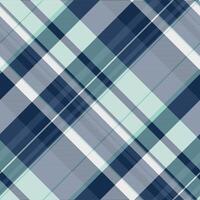 Slim seamless fabric , border pattern background texture. Network check textile plaid tartan in white and dark colors. vector