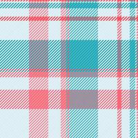 Backdrop tartan plaid , towel texture fabric background. Scotland check pattern seamless textile in cyan and light colors. vector