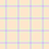 Design tartan seamless check, scotland background plaid textile. Path pattern fabric texture in light and blanched almond colors. vector