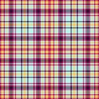 Picture texture plaid tartan, garment background pattern fabric. Femininity seamless textile check in light and pink colors. vector