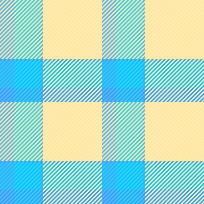 Canvas background fabric tartan, velvet check textile. Shirt plaid texture seamless pattern in cyan and yellow colors.