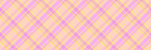 Scratch background plaid , adorable fabric tartan texture. White seamless textile pattern check in light and amber colors. vector