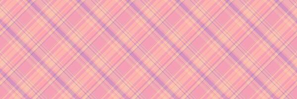 Mixed tartan seamless plaid, rug texture textile . Present fabric pattern background check in light and red colors. vector