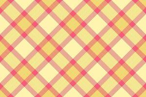 Thanksgiving textile check, ethnic tartan pattern seamless. Outfit background fabric plaid texture in yellow and amber colors. vector