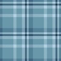 Stitch background texture plaid, mens shirt check textile. Skill fabric seamless tartan pattern in cyan and light colors. vector