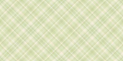 Cowboy textile plaid, bed background check pattern. Form seamless texture tartan fabric in light and antique white colors. vector
