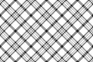 Variety tartan textile fabric, rustic background plaid check. Graph texture seamless pattern in white and grey colors. vector