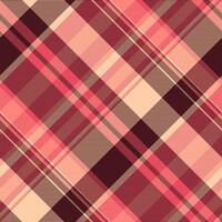Cowboy texture background tartan, season pattern check plaid. Carnival textile fabric seamless in red and dark colors. vector