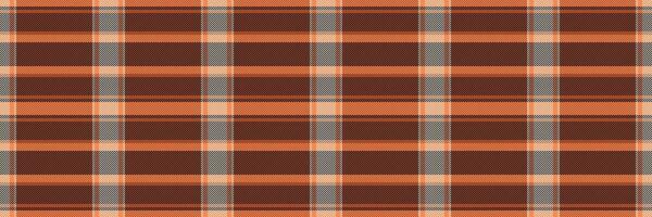 Hounds tooth texture background tartan, neutral check plaid fabric. Multicolored textile seamless pattern in orange and black colors. vector