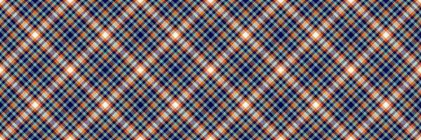 Bold check pattern texture, front seamless plaid background. 20s tartan textile fabric in indigo and mint colors. vector