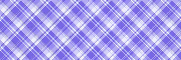 Rag background tartan, dreamy seamless textile texture. Birthday card check fabric pattern plaid in light and indigo colors. vector
