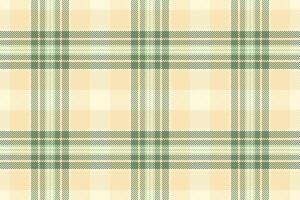 Carnival textile texture seamless, worldwide fabric tartan check. Composition background plaid pattern in light and wheat colors. vector