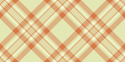 Veil pattern textile check, composition background seamless fabric. Abstract tartan texture plaid in light and orange colors. vector