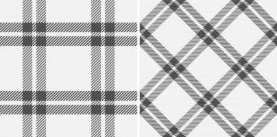 tartan textile of seamless texture check with a background plaid pattern fabric. Set in monochrome colors. Easter fashion ideas for a stylish celebration. vector