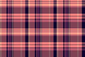 Apartment check tartan texture, genuine pattern seamless fabric. Craft background plaid textile in red and dark colors. vector