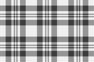 Card texture background, international textile pattern seamless. Hippy fabric tartan check plaid in white and grey colors. vector