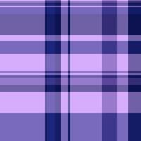 Sheet tartan texture , festive textile background seamless. 1940s check fabric pattern plaid in indigo and violet colors. vector