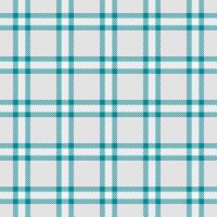 Service tartan textile check, hounds fabric background pattern. Square seamless texture plaid in cyan and sterling silver colors. vector