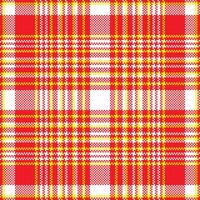 Tartan plaid pattern seamless. Print fabric texture. Check background. vector