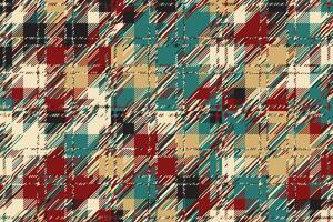 Modern glitch background. Color geometric abstract pattern . vector