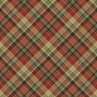 Tartan scotland seamless plaid pattern . Retro background fabric. Vintage check color square geometric texture. vector