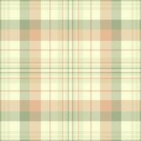 1960s seamless fabric , geometric pattern textile check. 70s tartan plaid background texture in light goldenrod yellow and orange colors. vector