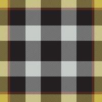 Plaid check pattern. Seamless fabric texture. Tartan textile print. vector