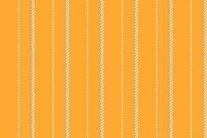 20s vertical textile stripe, straight pattern lines. Mix seamless background fabric texture in amber and antique white colors. vector