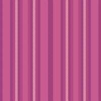 Machinery stripe texture seamless, october fabric vertical background. Outfit lines textile pattern in pink and light colors. vector