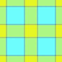 Dining room background texture, grungy pattern check seamless. Marriage fabric plaid tartan textile in teal and lime colors. vector