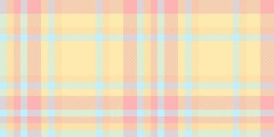 Xmas fabric texture pattern, bed plaid textile. Wear background seamless tartan check in amber and light colors. vector
