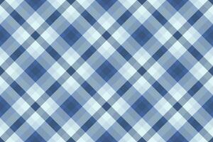 Pastel plaid check, tidy texture pattern fabric. Modern background textile seamless tartan in light and blue colors. vector