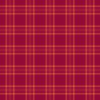 Variation pattern textile tartan, 1970s background texture plaid. Stripped fabric check seamless in red color. vector