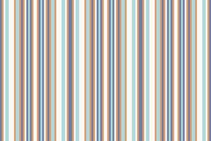 T-shirt texture vertical background, feminine fabric seamless stripe. Tone lines pattern textile in orange and blue colors. vector